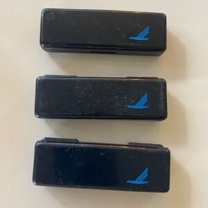 Piedmont Airlines vintage travel toothbrush kit sets 3 different 1980s